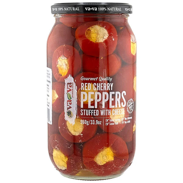 VA-VA Red Cherry Peppers with Cheese 960g/33.9oz
