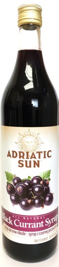 Adriatic Sun Black Currant Syrup 1L image 0