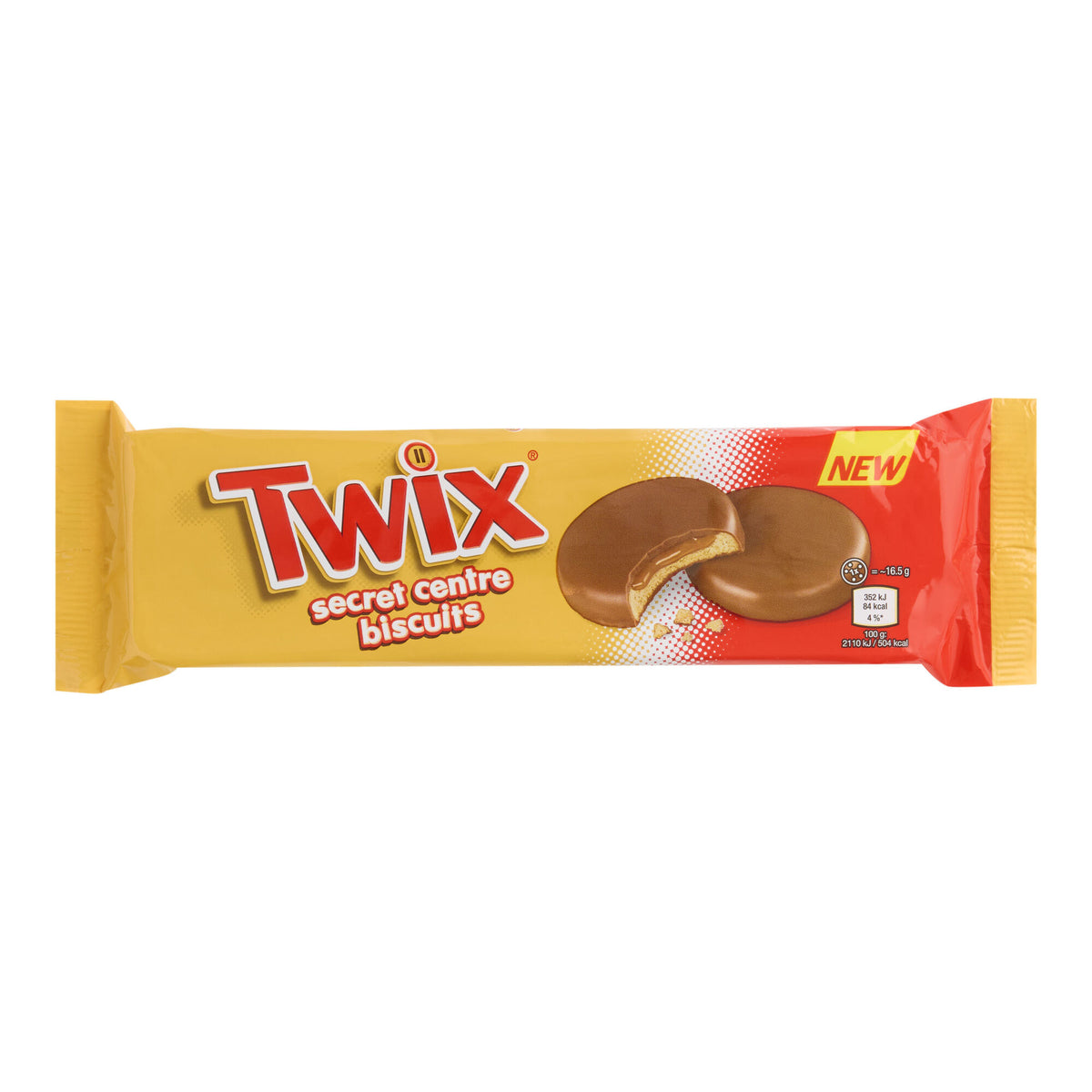Twix Secret Centre Biscuits 132g