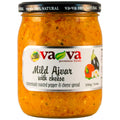 VA-VA Home Made Ajvar Mild with cheese Roasted Pepper Spread 520g/19oz