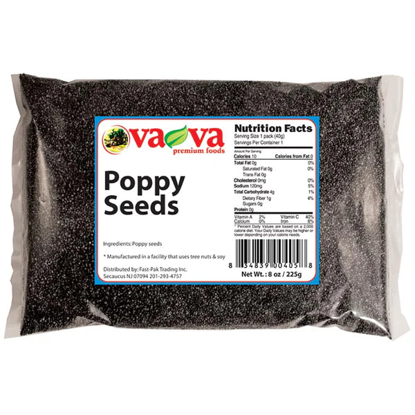 VA-VA Poppy Seeds 8oz. / 228g