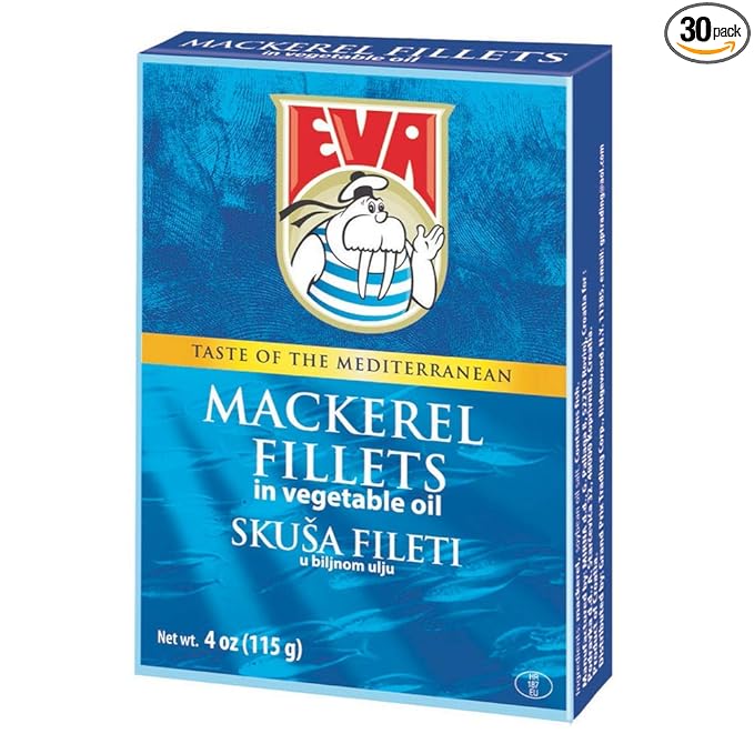 Eva Mackerel Fillets in vegetable oil image 0