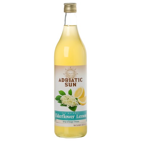 Adriatic Sun Elderflower Lemon Syrup 1L image 0