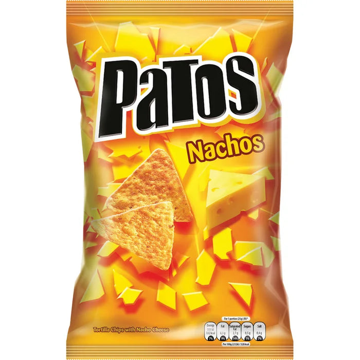 PATOS TORTILLA CHIPS - NACHO CHEESE 100g