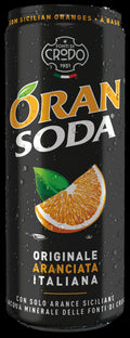 Fonti Di Crodo Aranciata, Italian Sparkling Orangeade, 11.2 Oz. Cans image 0