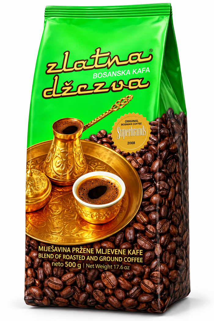 Zlatna Dzezva-Bosnian Ground Coffee 500G