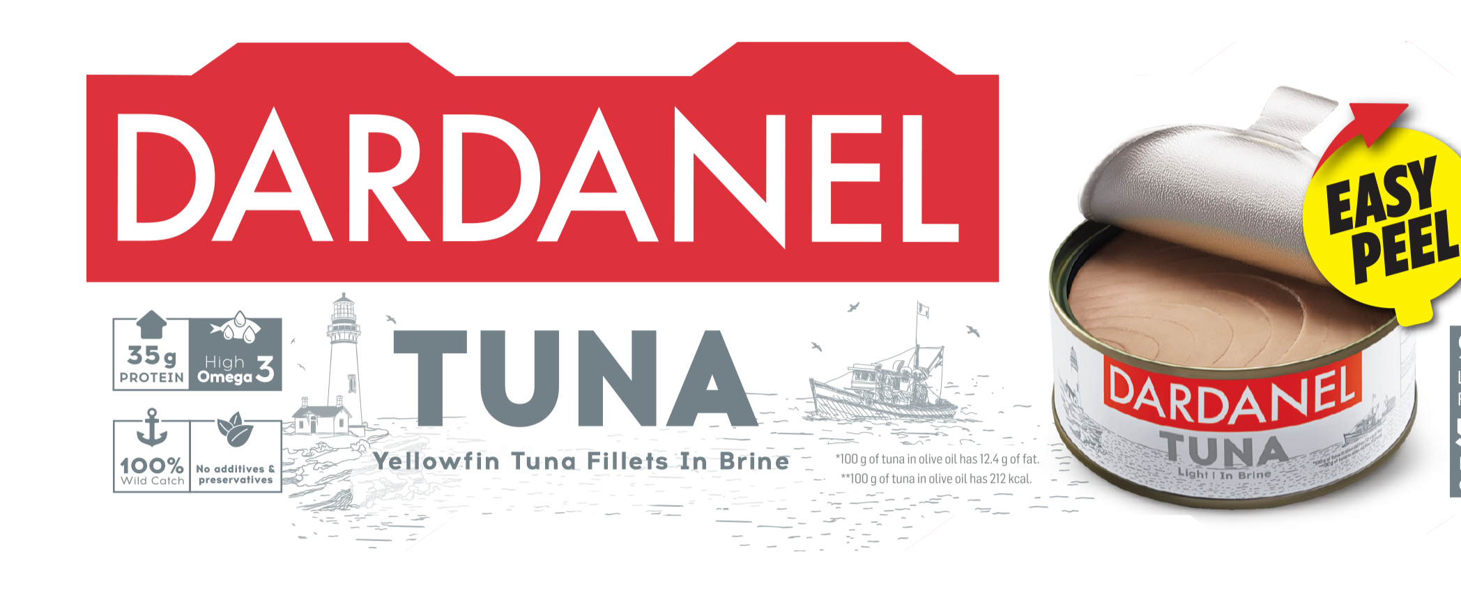Dardanel Tuna Fillets in Brine image 0