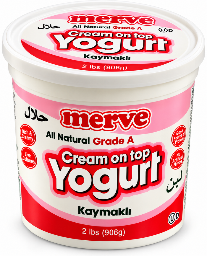 Merve All Natural Grade A Cream on Top Yogurt 2lb