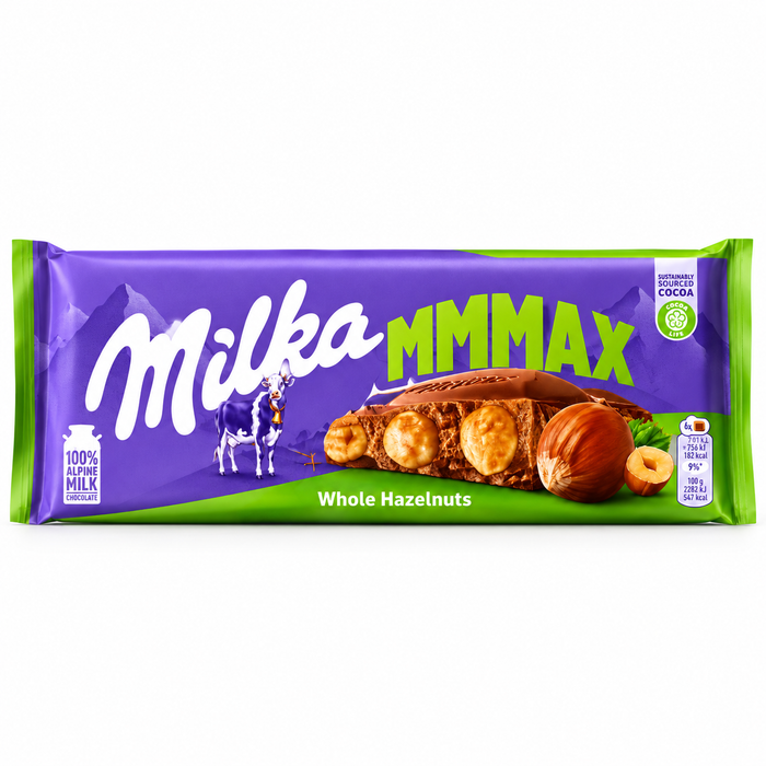 MILKA WHOLE HAZELNUTS 250G