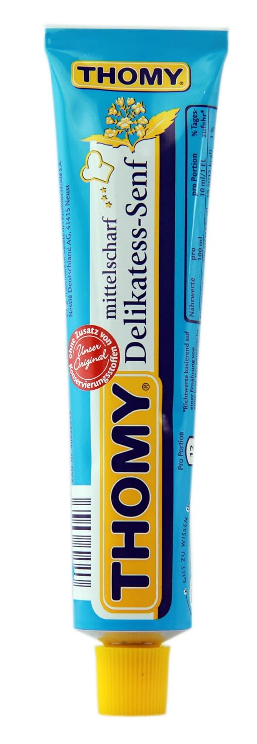 Thomy Medium Mustard (Mittelscharf Delikatess-Senf) /100ml