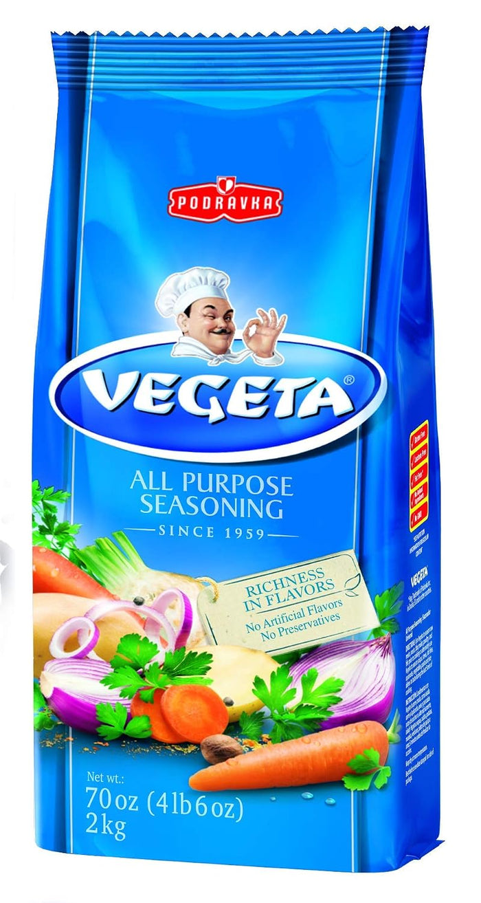 Vegeta All Purpose Seasoning and Soup Mix, 70 Ounce Bag 2 kg