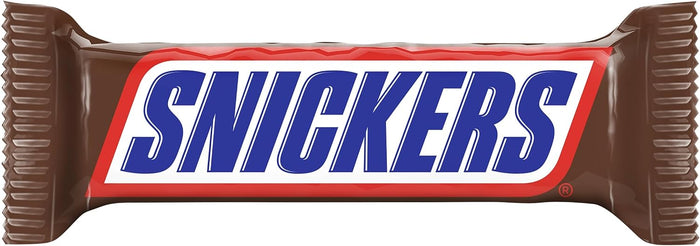 Snickers Bar with Caramel and Roasted Peanuts Chocolate Covered 50g
