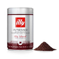 illy Intenso Ground Espresso Coffee, Bold Roast, Intense, Robust and Full Flavored With Notes of Deep Cocoa, 100% Arabica Coffee, No Preservatives, 8.8 Ounce Can