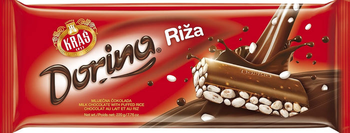 Kras Dorina Chocolate with Puffed Rice 220g (7.76oz)