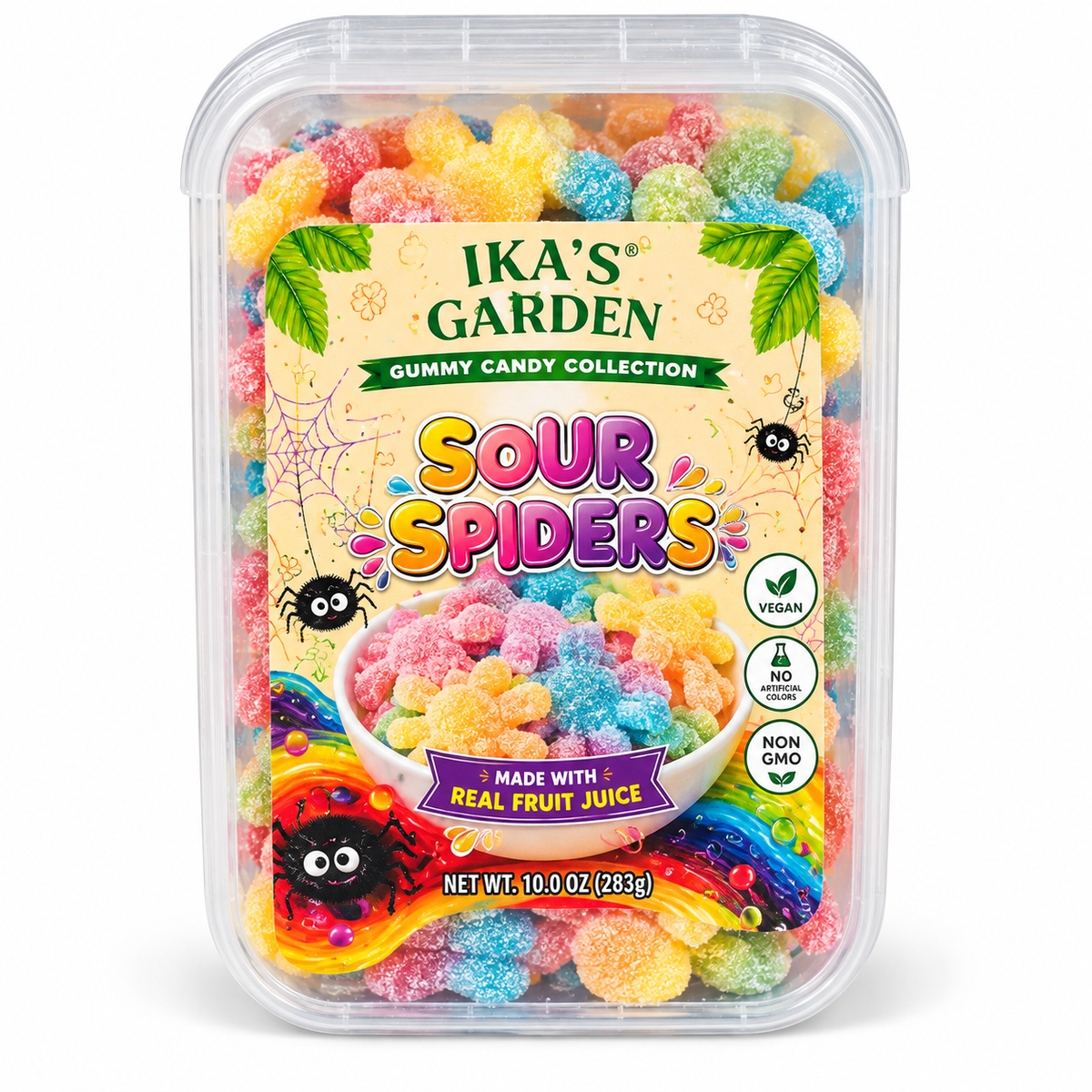Ika’s Garden Sour Spiders Gummy Candy