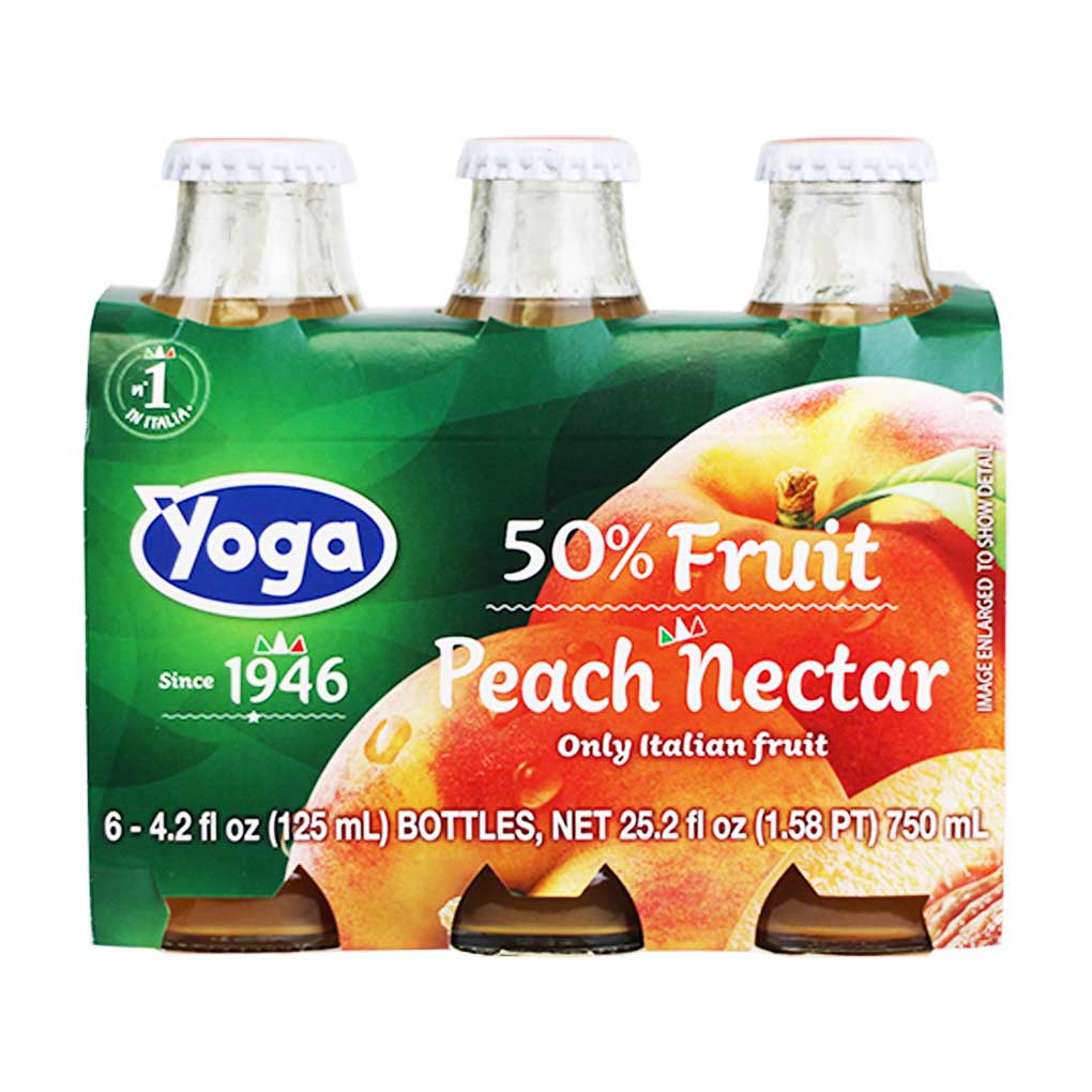 Yoga Peach Nectar 6-4.2 fl oz | 125 ml Botles image 0
