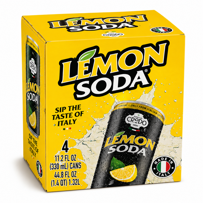 Lemon Soda -4 Pack 11.2 fl Oz Cans