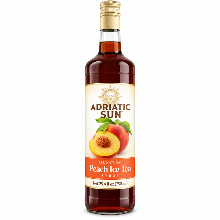 Adriatic Sun Peach Ice Tea Syrup 1L