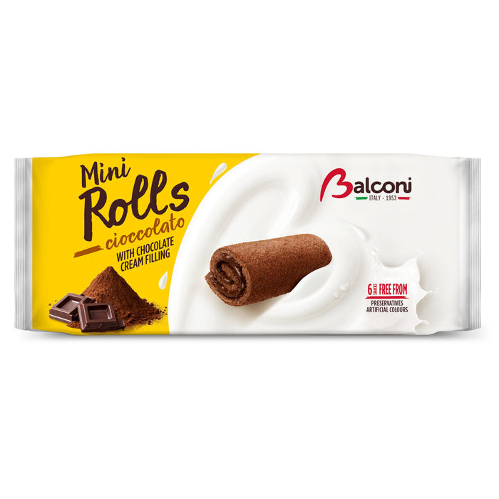 Balconi Mini Rolls Cioccolato 6 Pack 180g