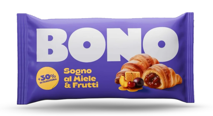 BONO  Honey & fruit Cream Filled Croissants 2.8 Oz