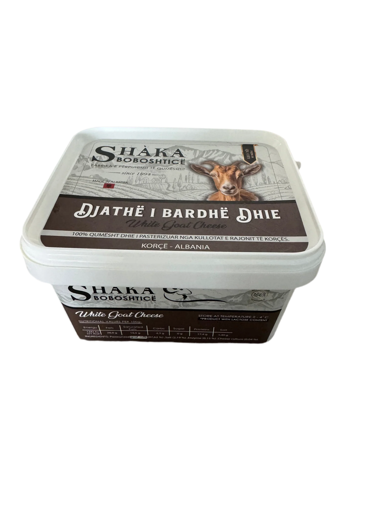 SHAKA White goat cheese 2 lb
