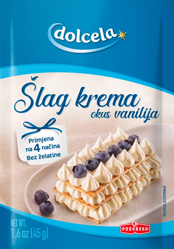 Dolcela Whipped cream vanilla 40g
