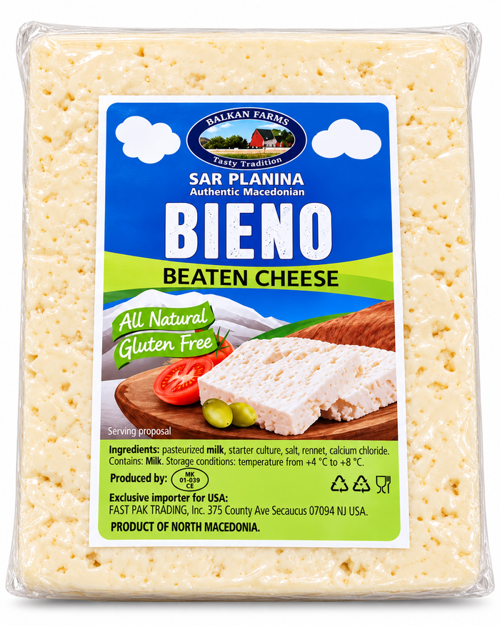 Sar Planina Bieno Beaten Cheese 1 LB
