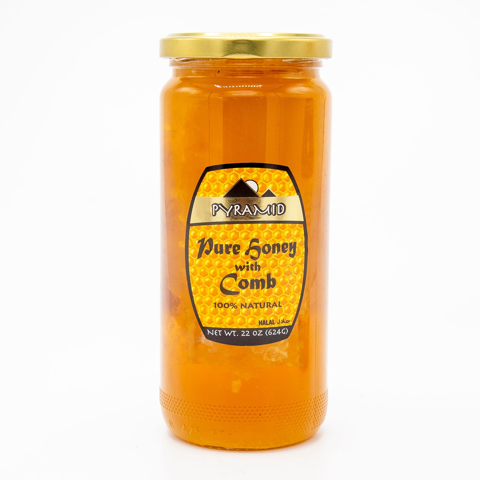 Pyramid Pure Honey with Comb 22 Oz
