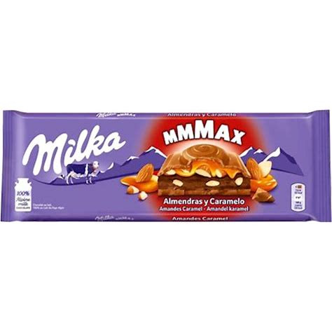 Milka Milk Chocolate With Almonds And Caramel, 300G