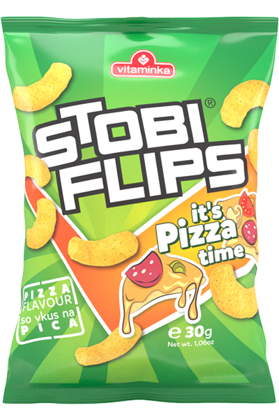 Stobi Flips pizza flavor Vitaminka 30g