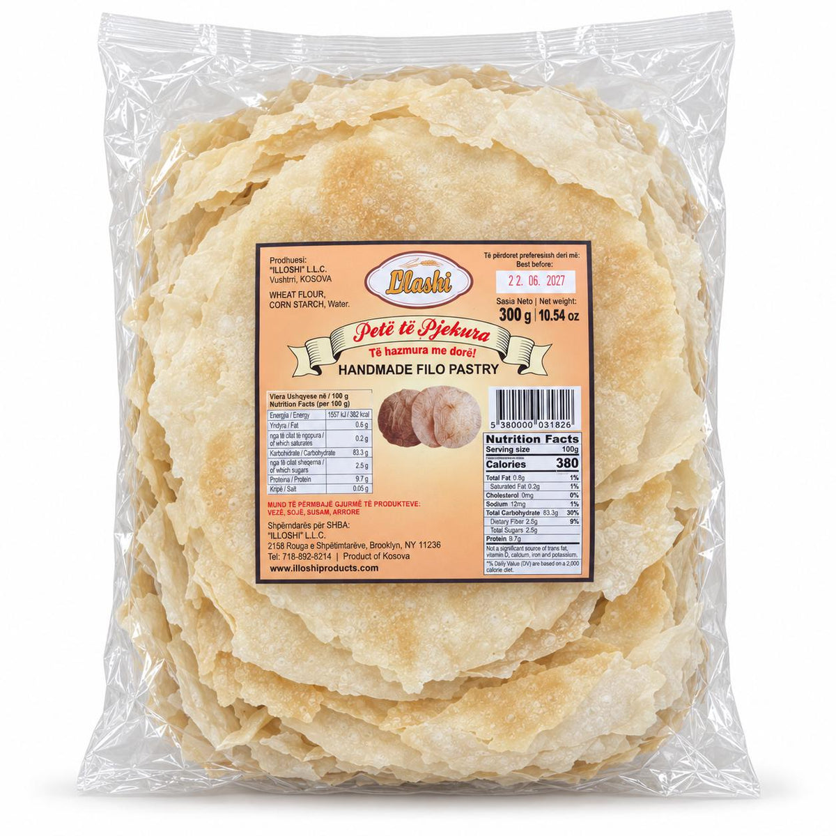 LLOSHI  handmade filo pastry 300g