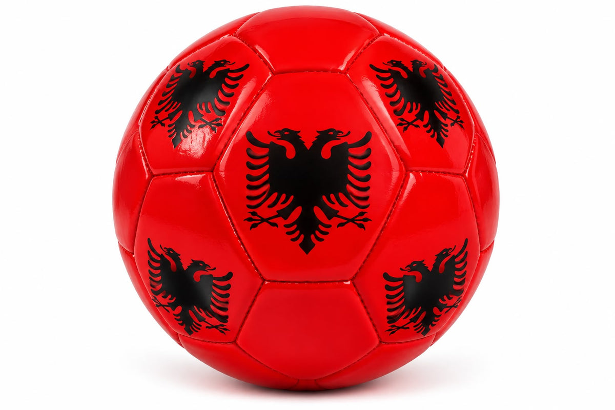 Albanian Double-Headed Eagle Soccer Ball