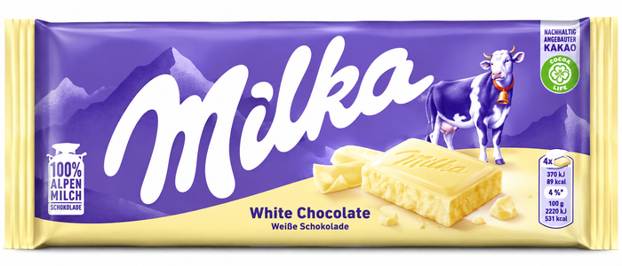 Milka - White Chocolate 100g