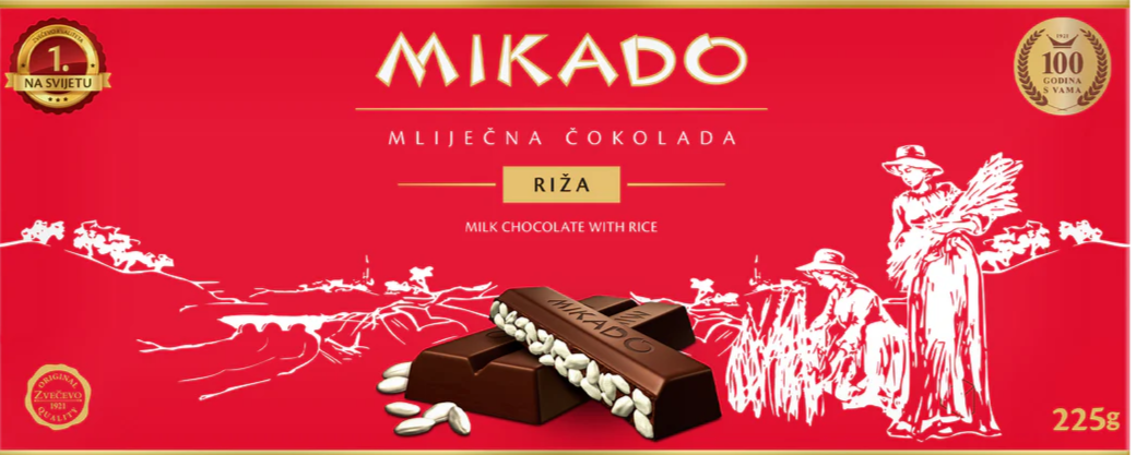 Mikado Milk chocolate 225g image 0
