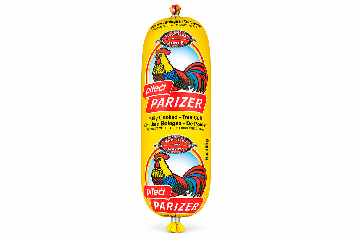 Pileci Parizer  1lb-Fully Cooked Chicken Bologna