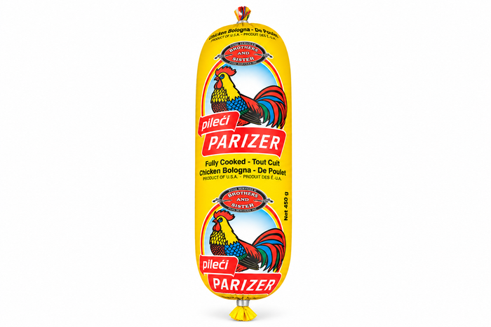Pileci Parizer  1lb-Fully Cooked Chicken Bologna