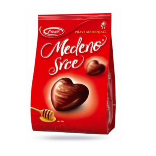 Pionir Honey Heart - Chocolate Coated Filled Honey Cakes image 0