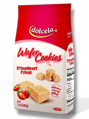 Dolcela Wafer Cookies Strawberry Flavor image 0