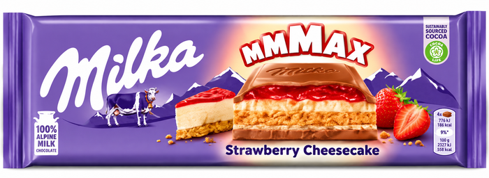 Milka Strawberry Cheesecake 300g