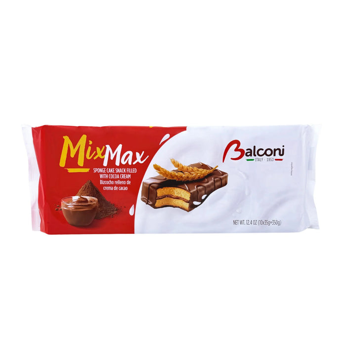 Balconi Mix Max Cocoa Cream filled Snack Cake 350g