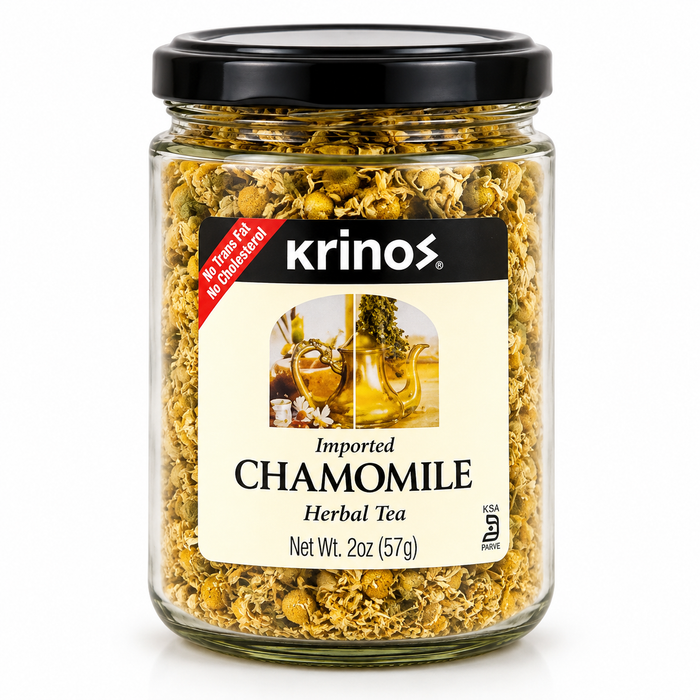 Krinos Chamomile Flowers 2oz Jar