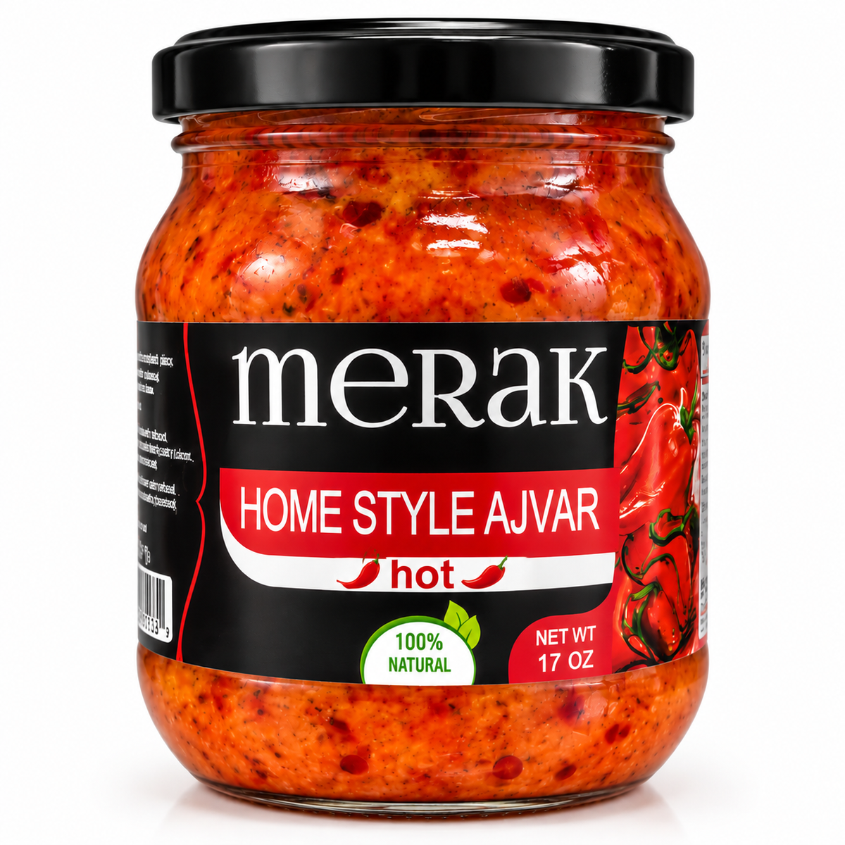 Merak Home Style Ajvar Hot – 17 oz6.95