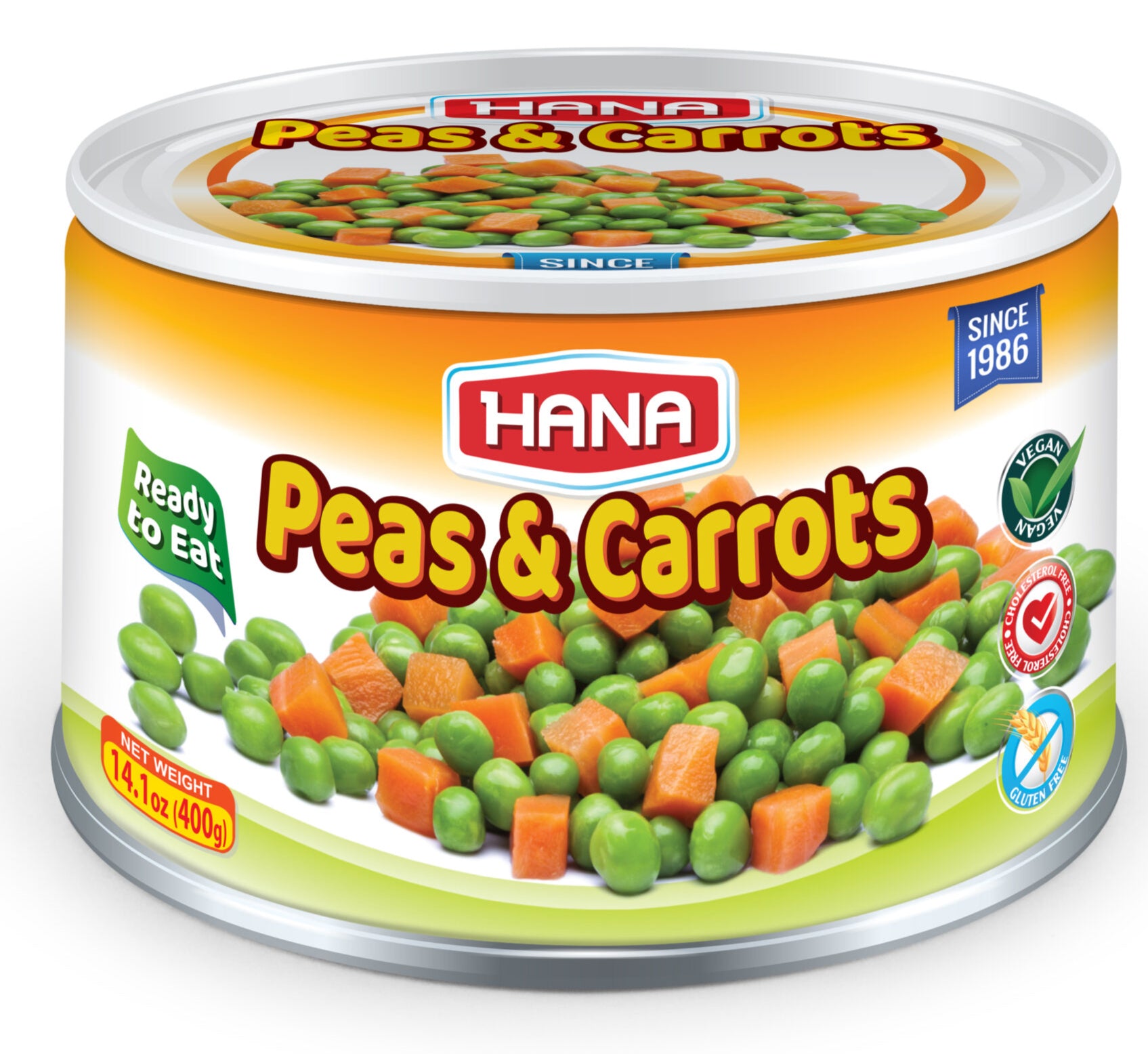 Hana Peas Carrots 400g image 0