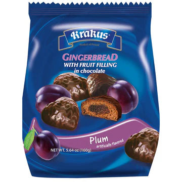Krakus Gingerbread with fruit filling in chocolate Plam flavord image 0