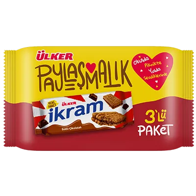 Ikram chocolate cream biscuit - multipack