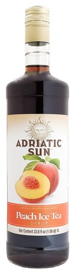 Adriatic Sun Peach Ice Tea Syrup 1L