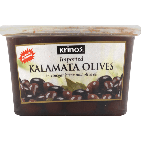 Krinos Olives, Imported Kalamata 1 lb