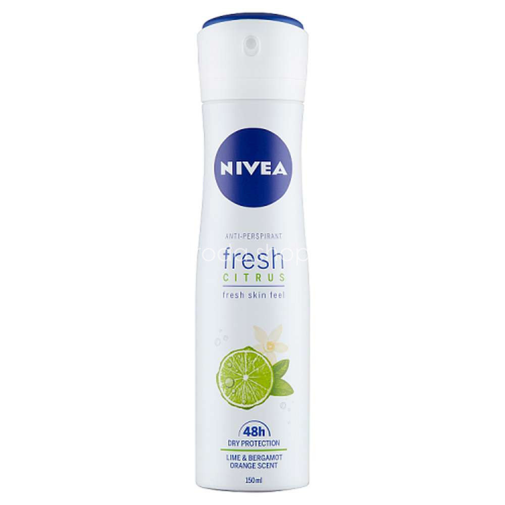 Nivea Fresh Citrus Antiperspirant Deodorant Spray 150Ml