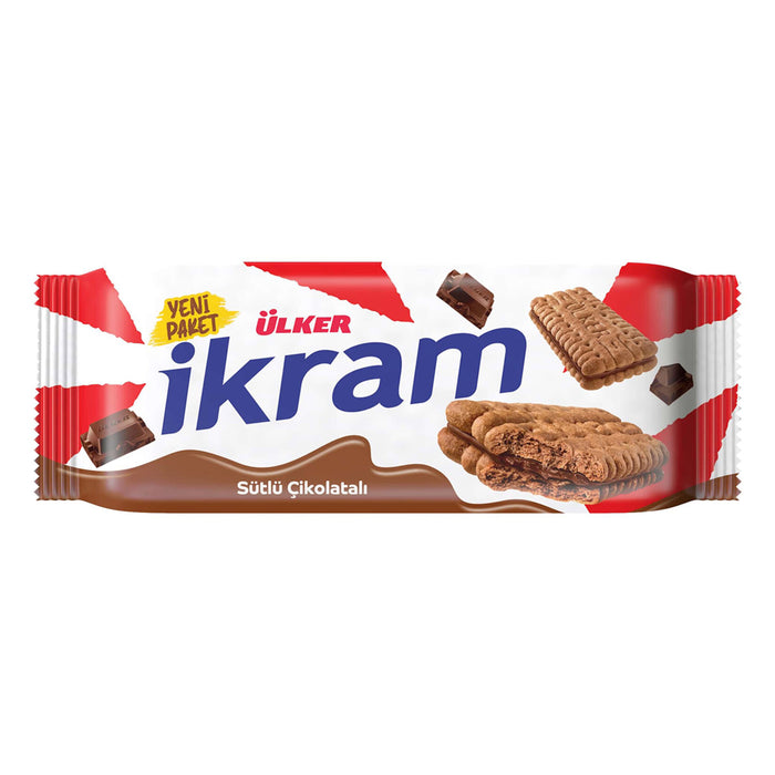 Ülker Ikram Creamy Biscuit with Chocolate 84 G